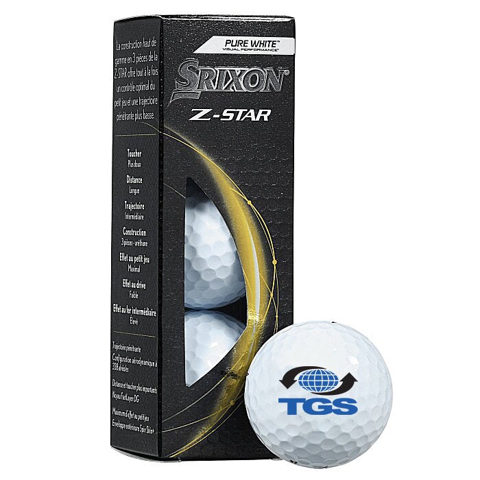 TGS Srixon Z-Star Golf Ball Sleeve - 3ct.